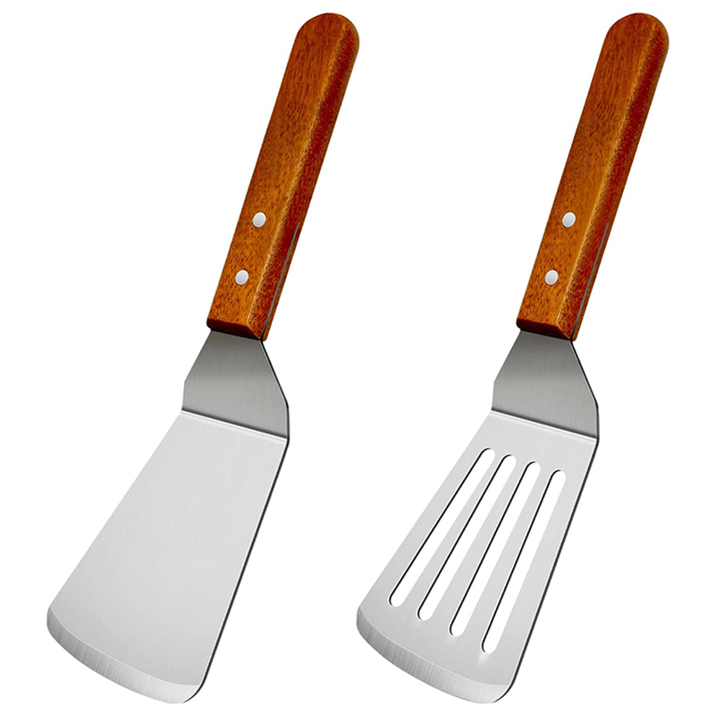Dosa Pan Iron - Metal Spatulas for Cast Iron Skillet,
