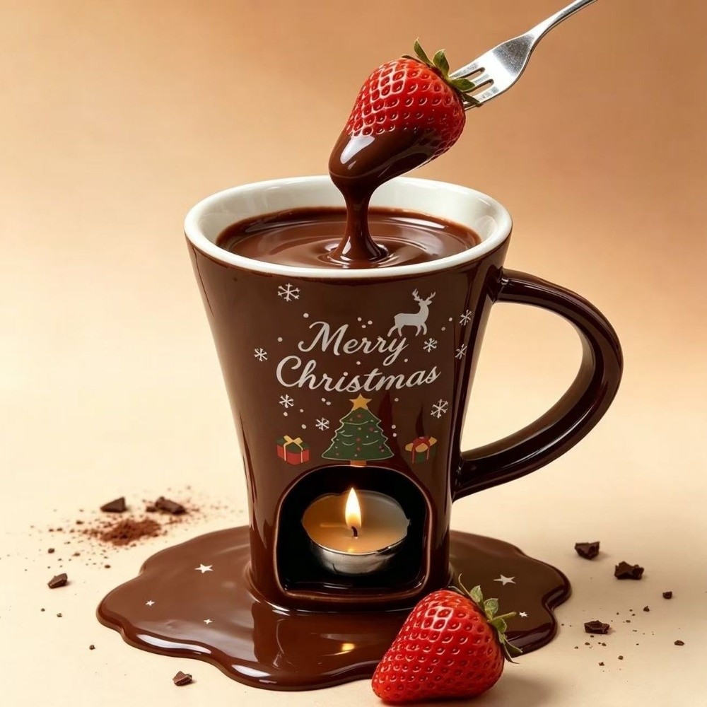 Ceramic Chocolate Melting Cup  - Fondue Pot Ceramic recension och pris