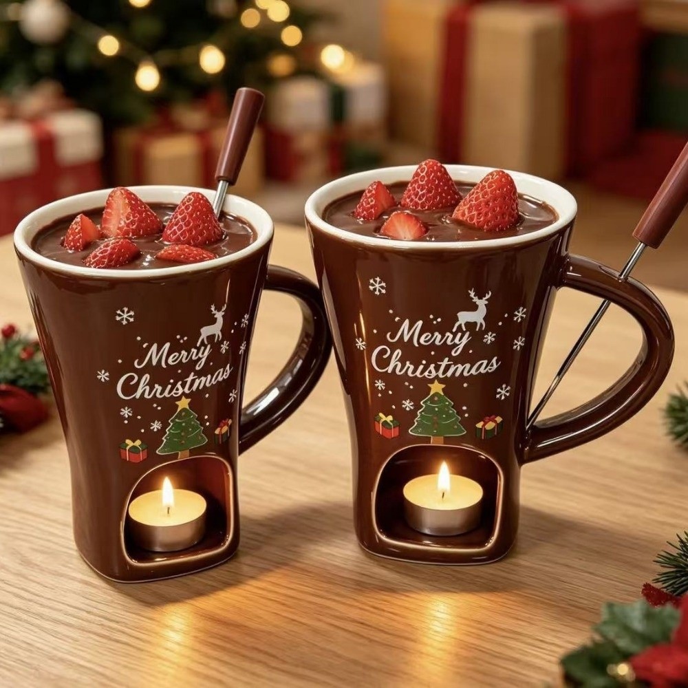 Ceramic Chocolate Melting Cup  - Fondue Pot Ceramic recension och pris