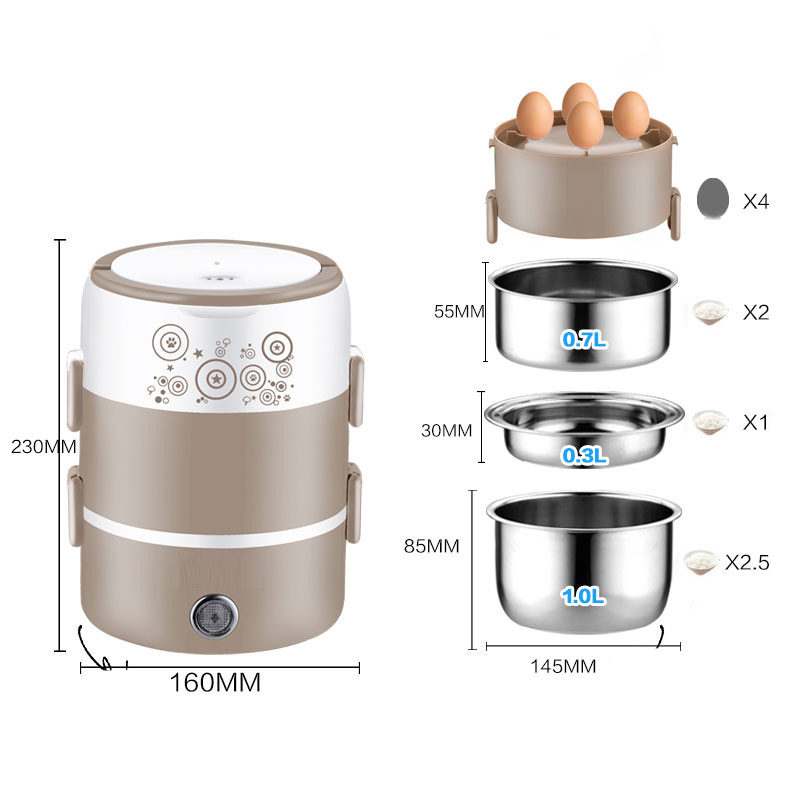 220V Stainless Steel Electric  - Home Cooking Heater recension och pris