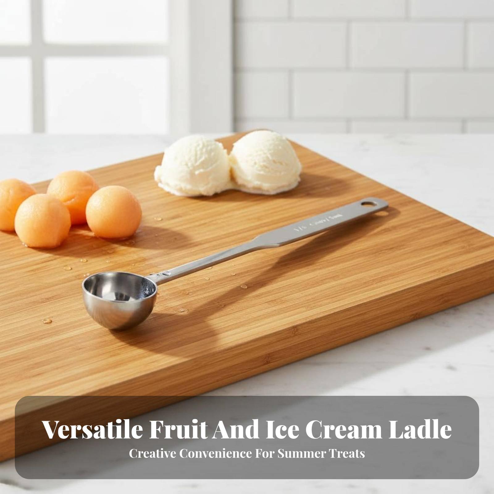 Premium 304 Steel Melon Scoop  - Home Cooking Host recension och pris