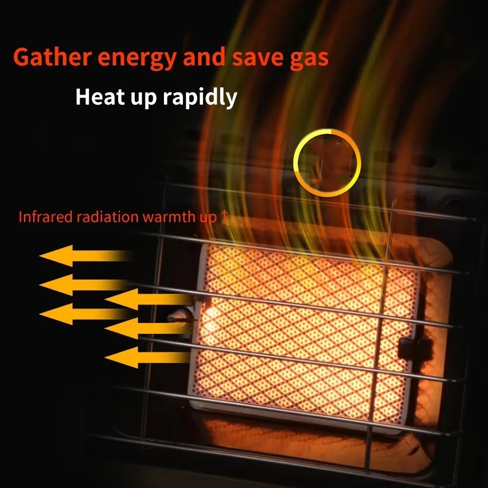 Portable 1.5KW Gas Stove Heate - Home Cooking Heater recension och pris