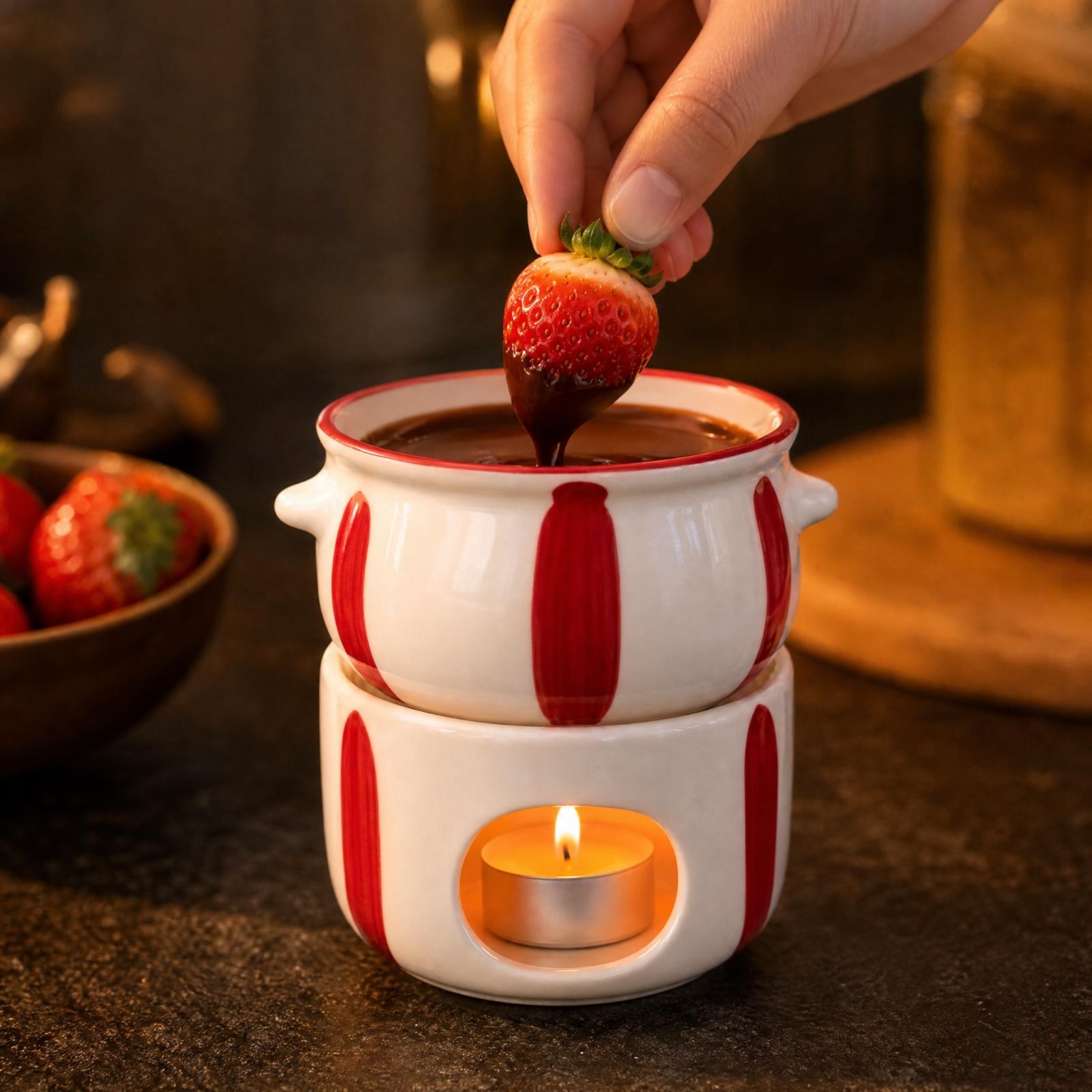 Ceramic Chocolate Fondue Melti - Fondue Pot Ceramic recension och pris