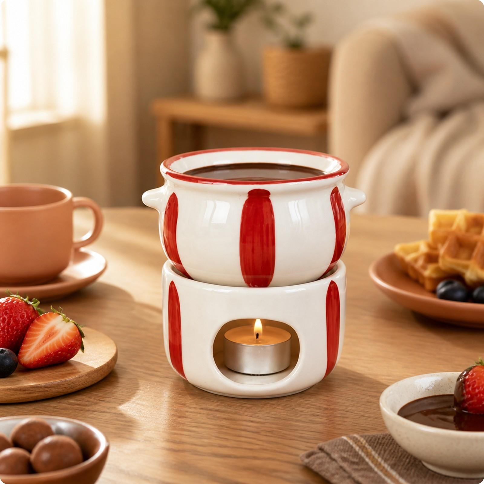 Ceramic Chocolate Fondue Melti - Fondue Pot Ceramic recension och pris