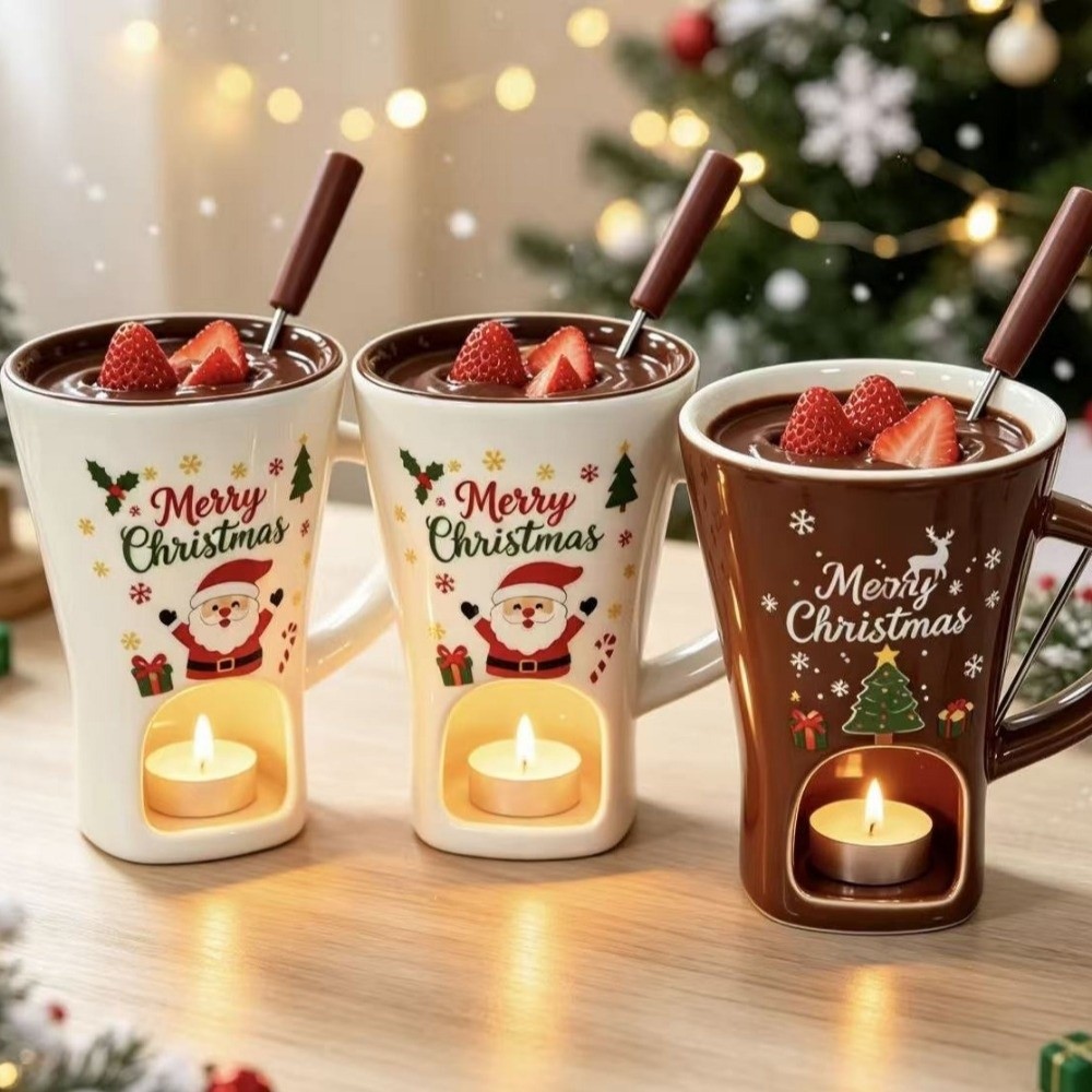 Ceramic Chocolate Melting Cup  - Fondue Pot Ceramic recension och pris