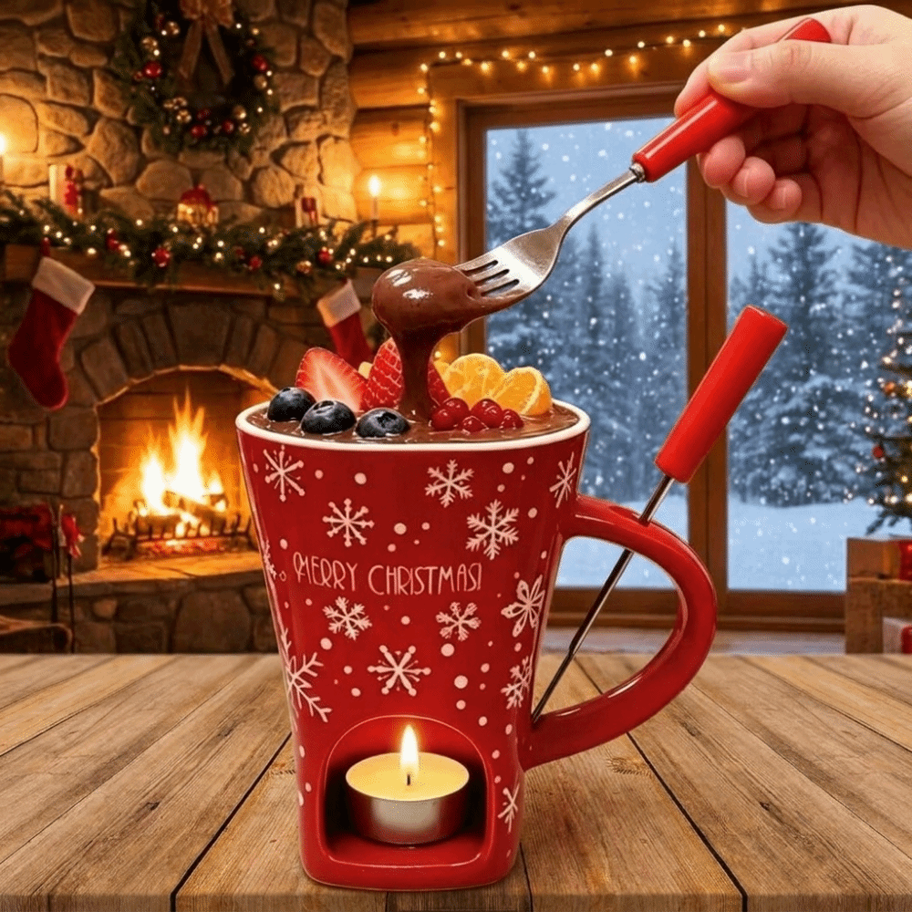 Ceramic Chocolate Melting Cup  - Fondue Pot Ceramic recension och pris