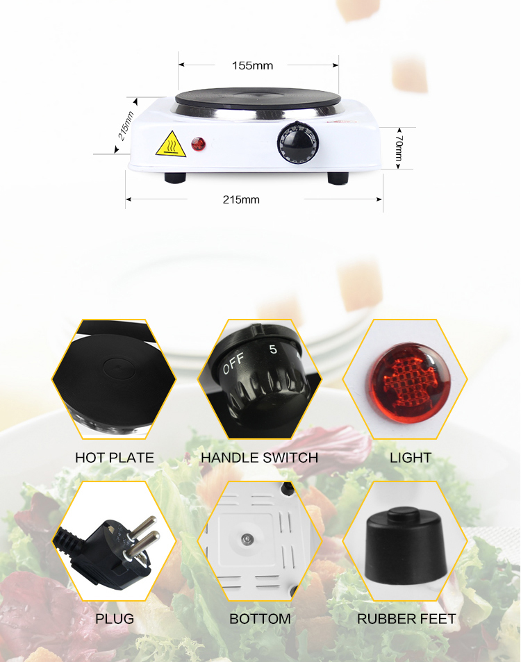 220V 1000W  EU Plug Electric I - Home Cooking Heater recension och pris