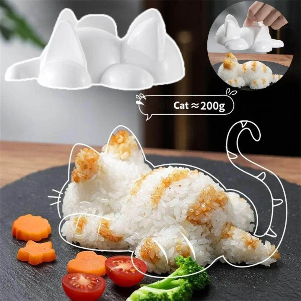 New Cat Shape Onigiri Molds DI - Home Cooking For Cats recension och pris