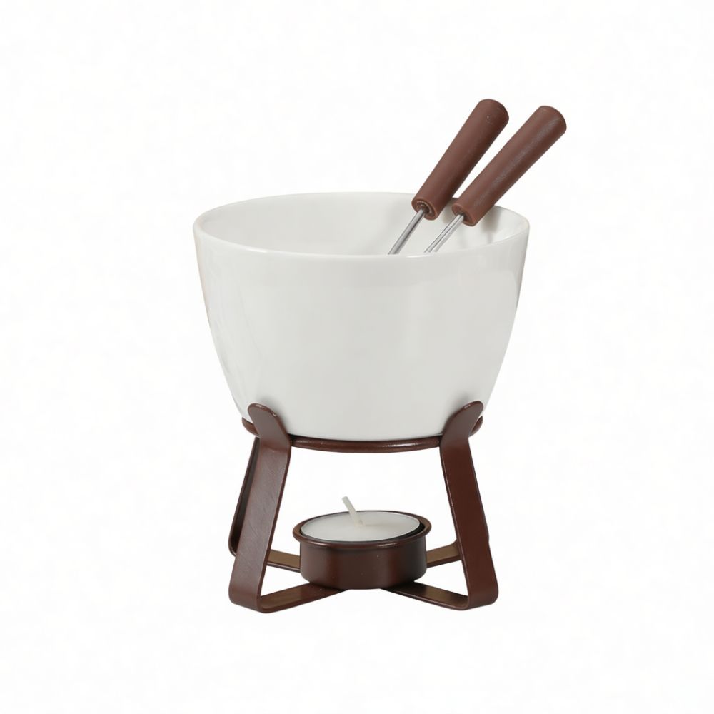 Ceramic Fondue Set For Melting - Fondue Pot Ceramic recension och pris