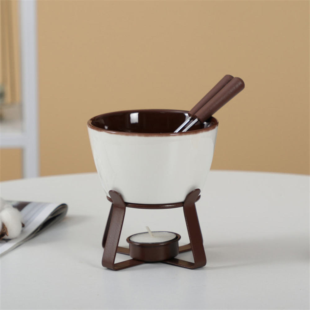 Ceramic Fondue Set For Melting - Fondue Pot Ceramic recension och pris