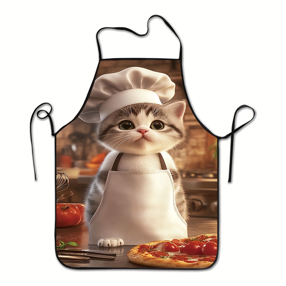 1pc Unisex Kitchen Apron Chef, - Home Cooking For Cats recension och pris