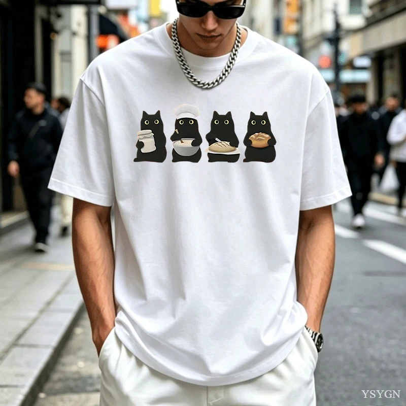 Black Cats Sourdough T Shirt F - Home Cooking For Cats recension och pris