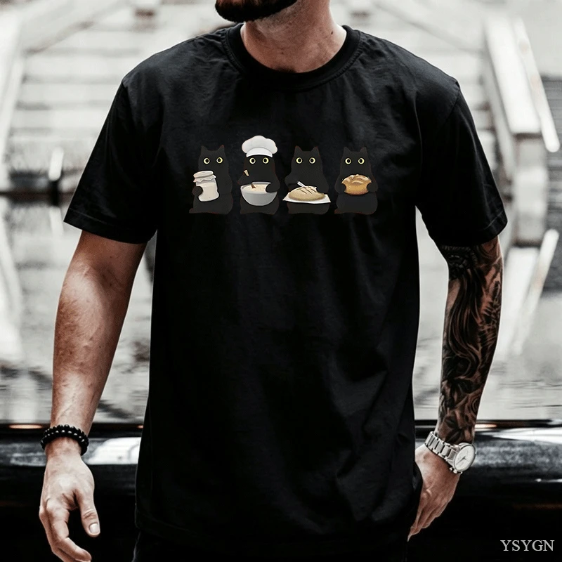 Black Cats Sourdough T Shirt F - Home Cooking For Cats recension och pris
