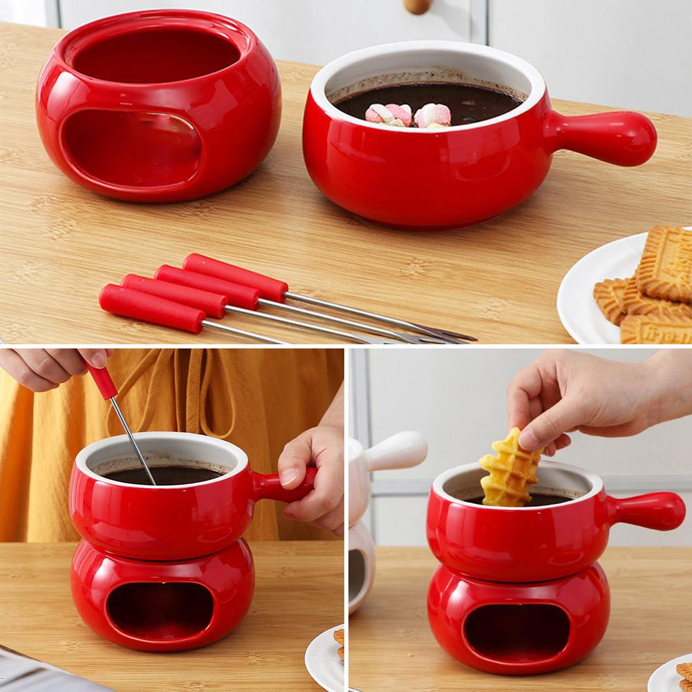 Chocolate Fondue Cup Ceramic W - Fondue Pot Ceramic recension och pris