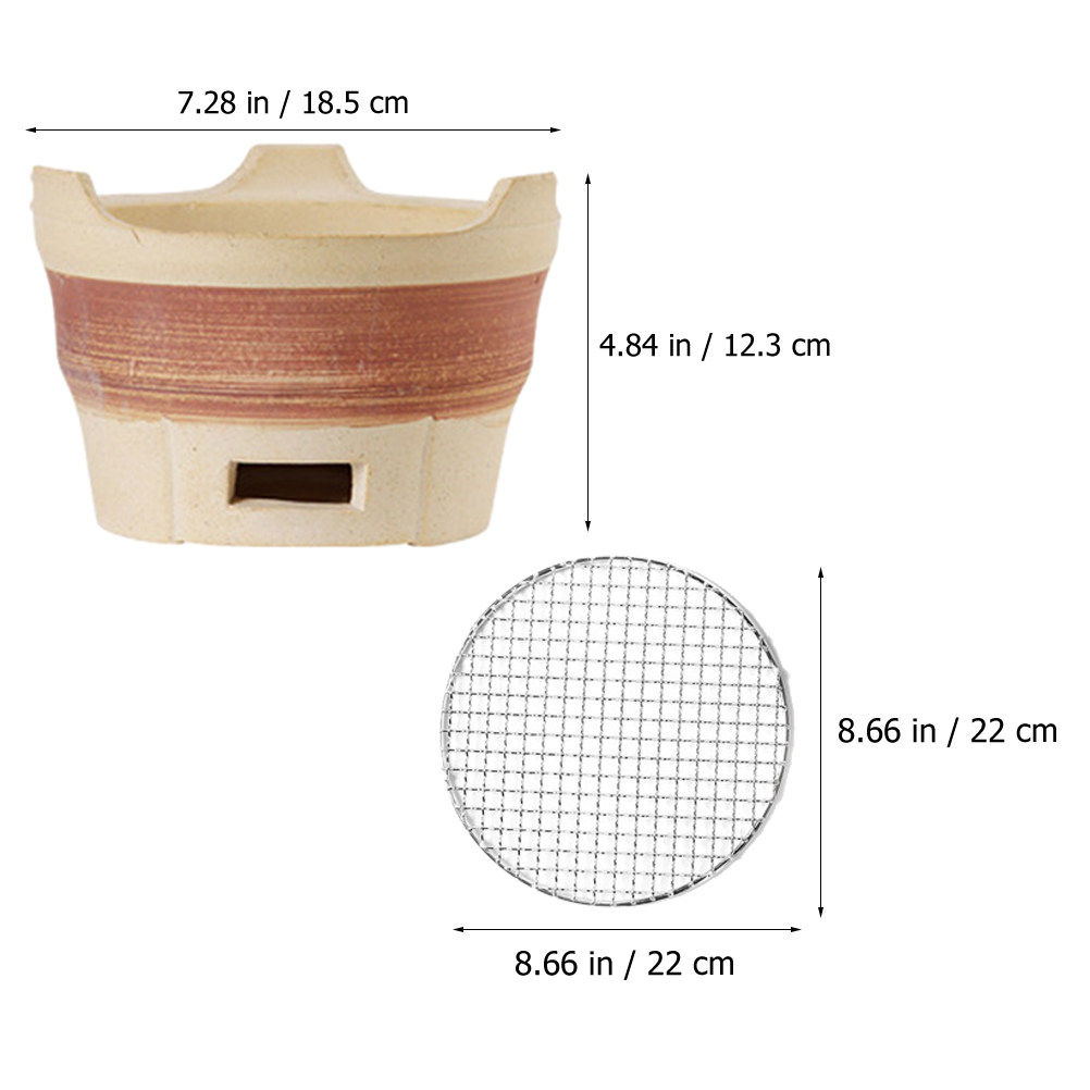 Portable Small Brown Clay Barb - Home Cooking Business recension och pris