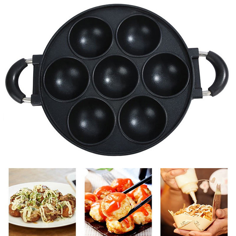7 Hole Cake Cooking Pan Cast I - Dosa Pan Iron recension och pris