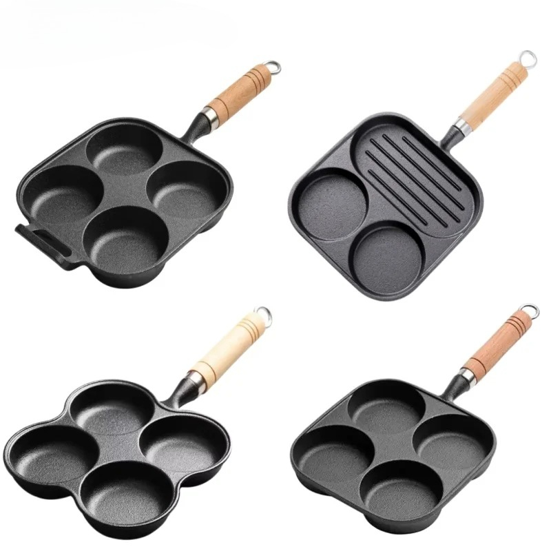 JUSTINLAU 2/4-Hole Cast Iron O - Dosa Pan Iron recension och pris