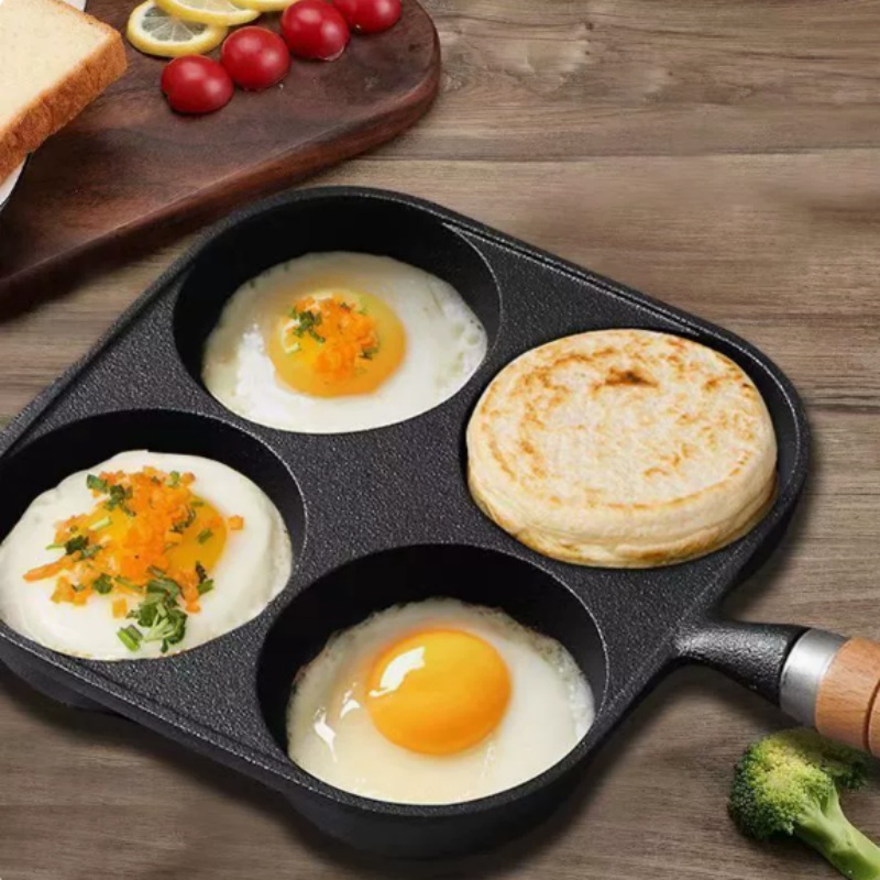 JUSTINLAU 2/4-Hole Cast Iron O - Dosa Pan Iron recension och pris
