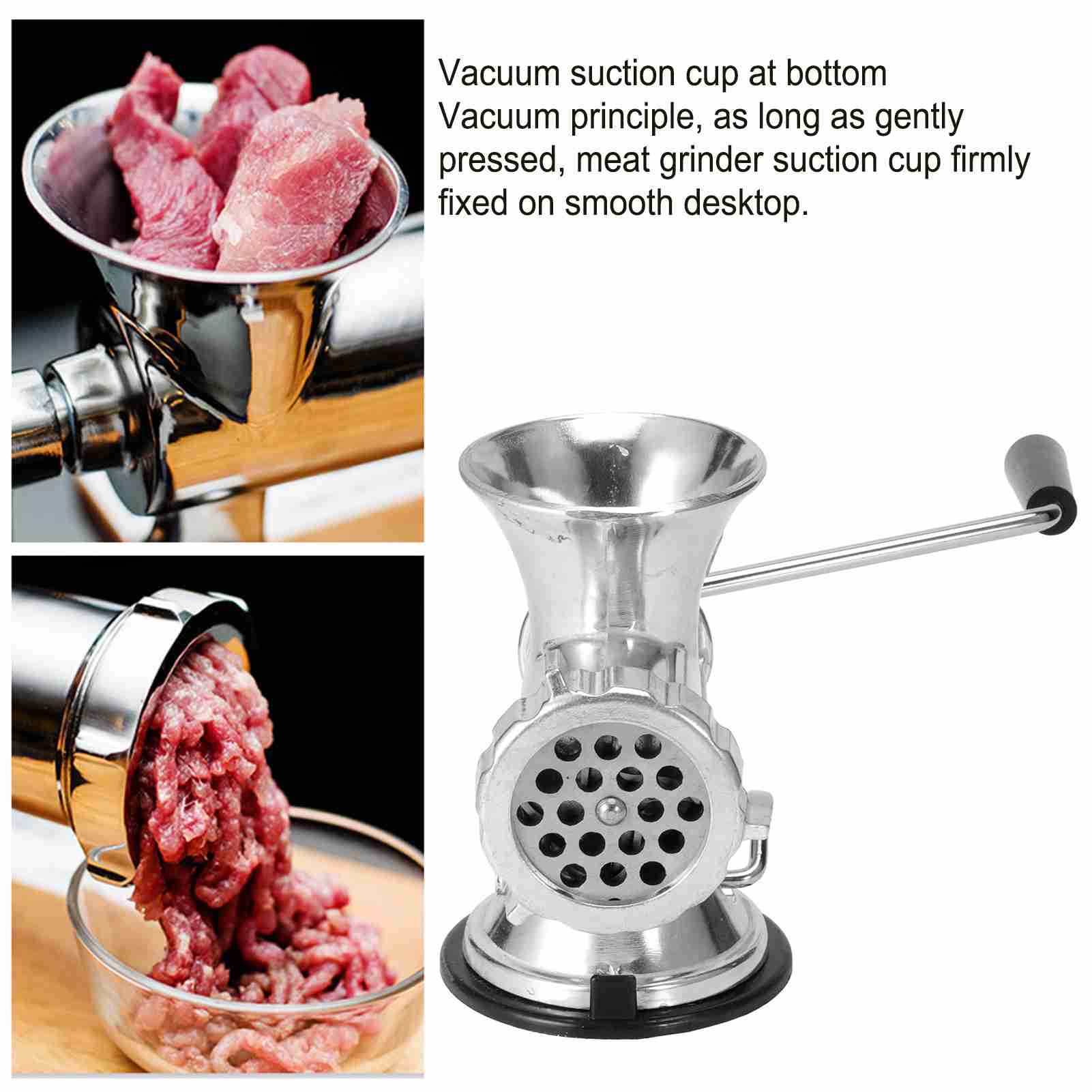 Manual Meat Grinder Silver Alu - Home Cooking Utensils recension och pris