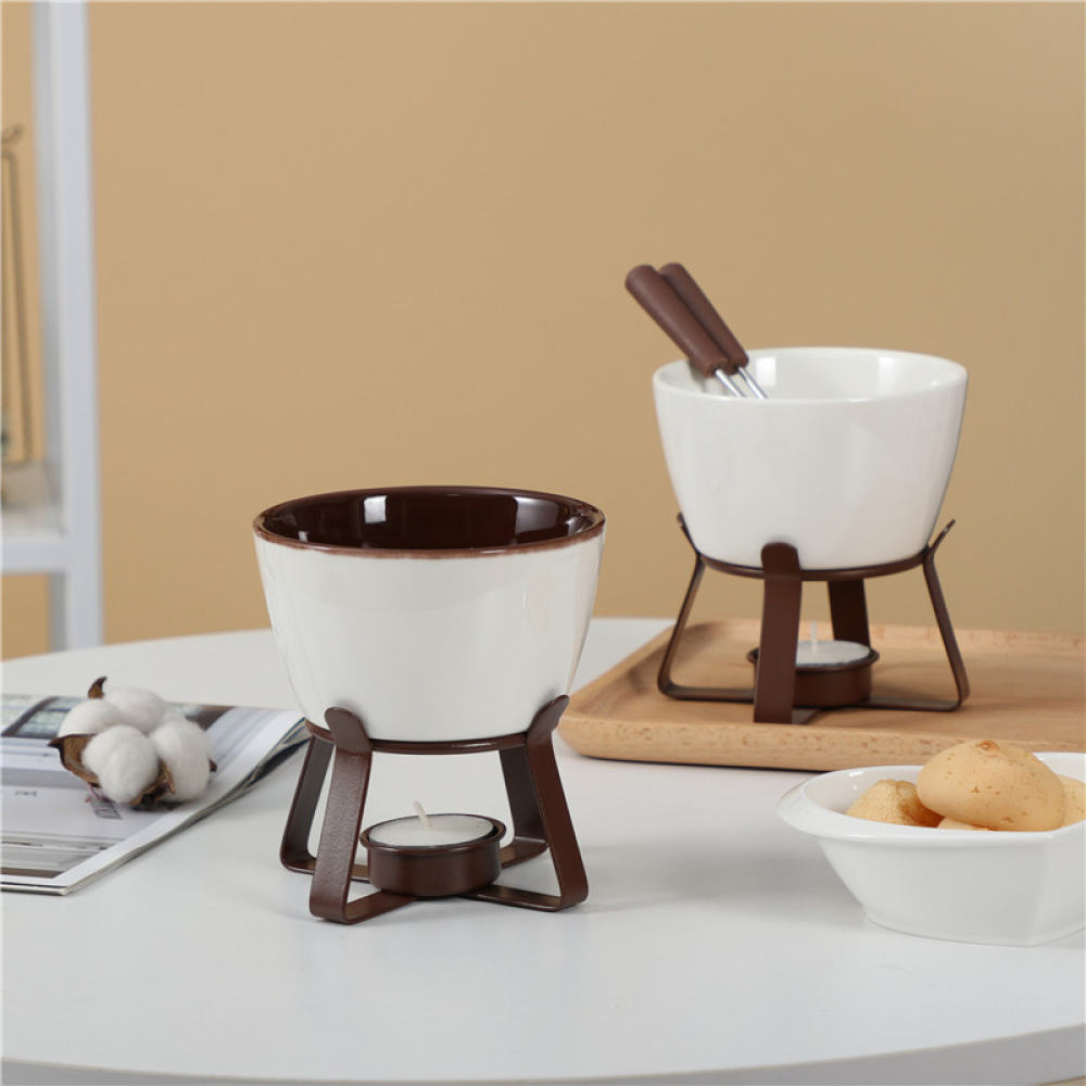 Kitchen Ceramic Fondue Melting - Fondue Pot Ceramic recension och pris