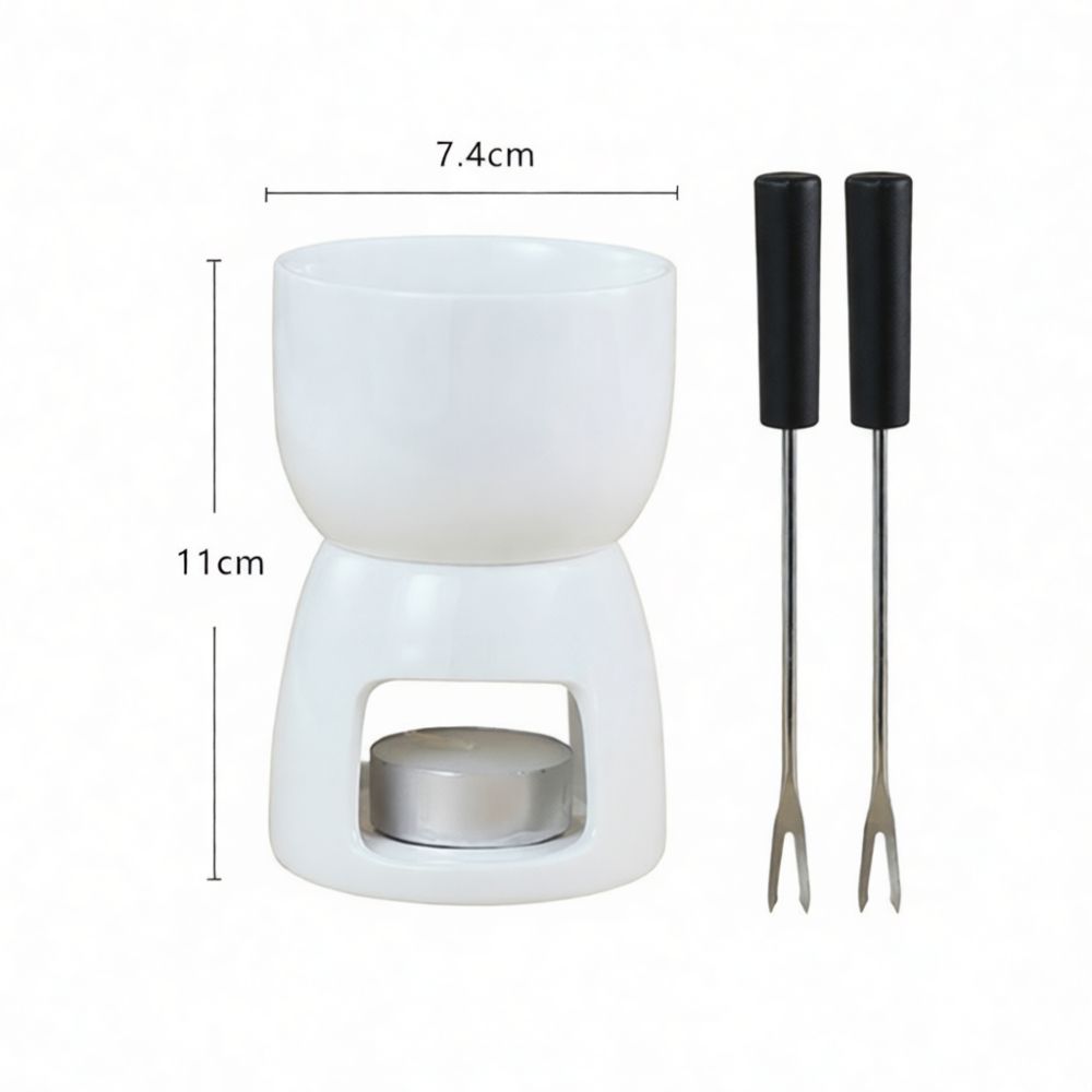 Kitchen Ceramic Fondue Melting - Fondue Pot Ceramic recension och pris