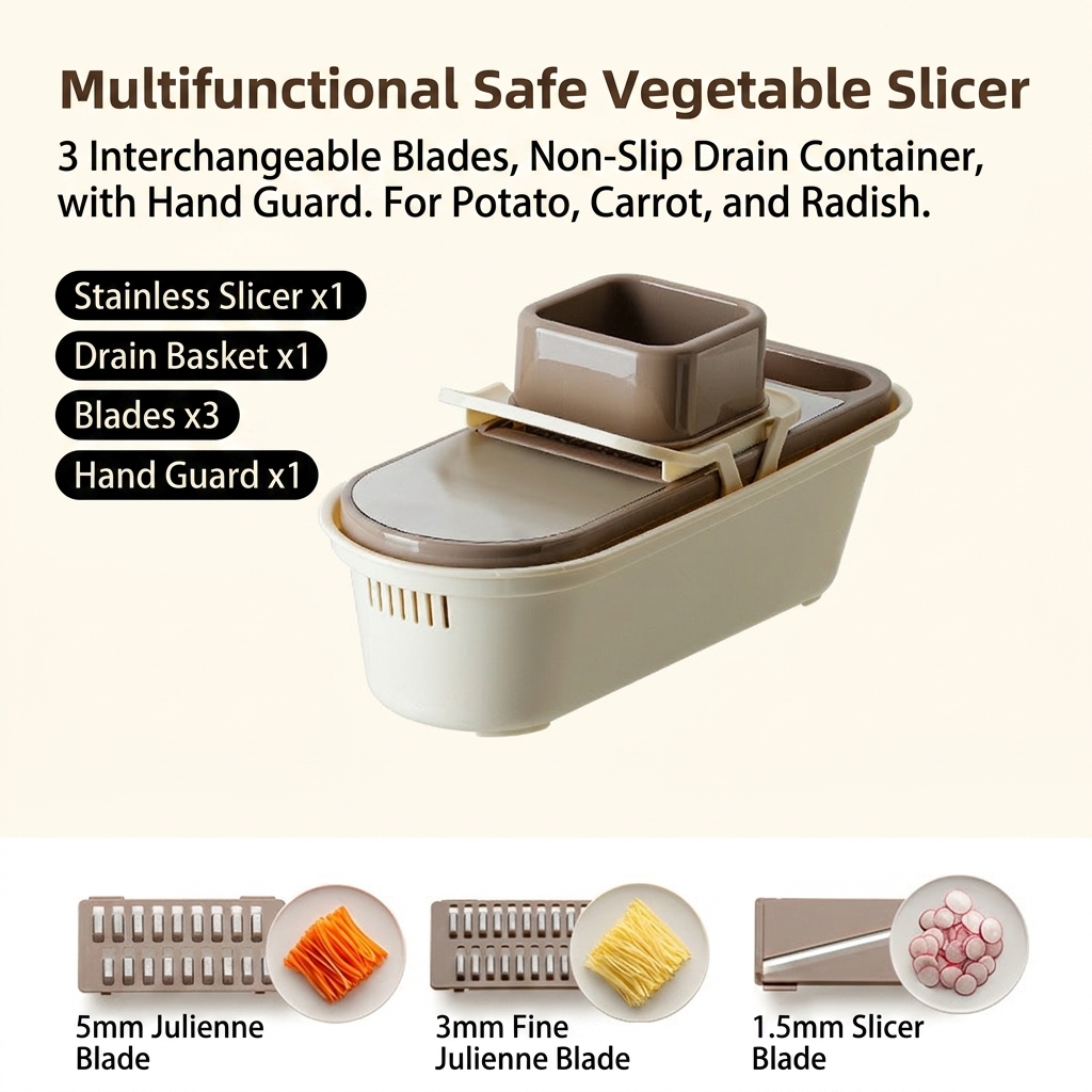 Vegetable Slicer Professional  - Home Cooking Shows recension och pris